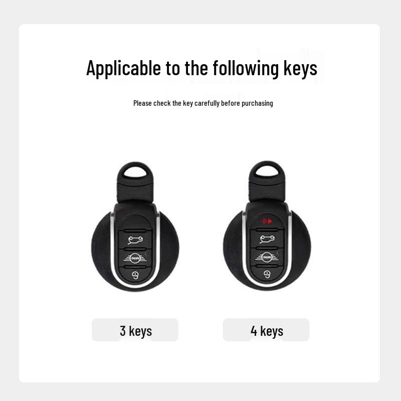 BMW Mini Key Protective Cover with Metal Buckle for Countryman/Cooper One