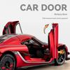 ABAX1 1/24 JESKO Supercar Model Alloy Cast Toy Car Simulation Sound and Back Pull Children's Toy Collection Birthday Gift