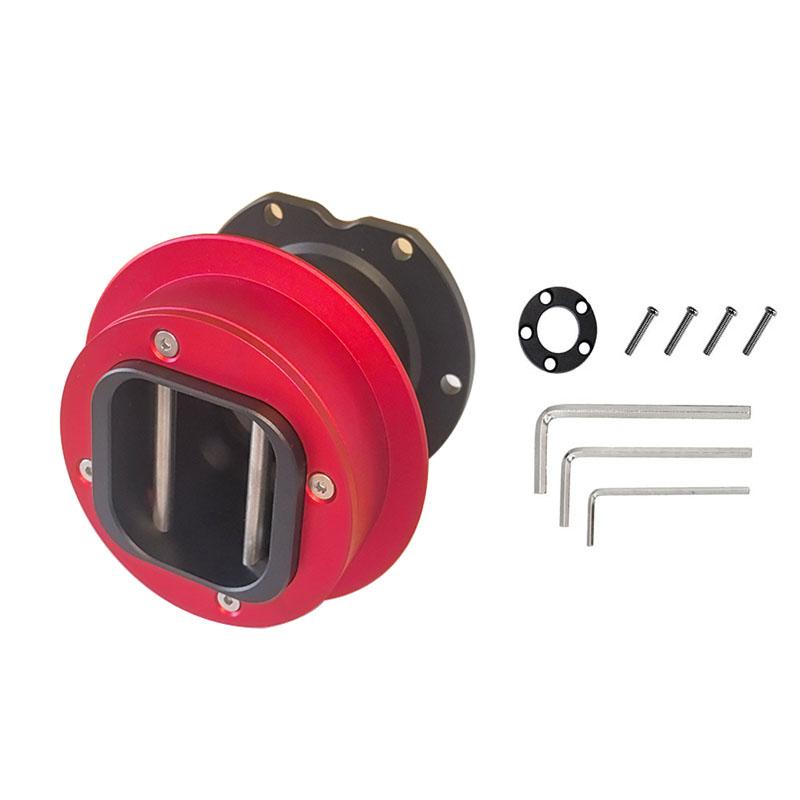 The latest QR2 wheel side and QR2 Pro wheel side of Fanatec steering wheel accessories
