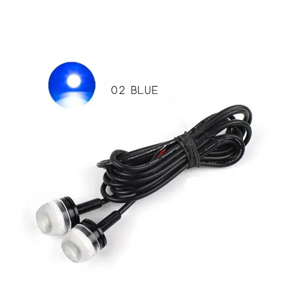 2 шт. светодиодный фонарь для заднего номерного знака мотоцикла с винтовым болтом SMD янтарный Eagle Eye 3SMD 5630 светодиодный автомобильный DRL дневной ходовой сигнал