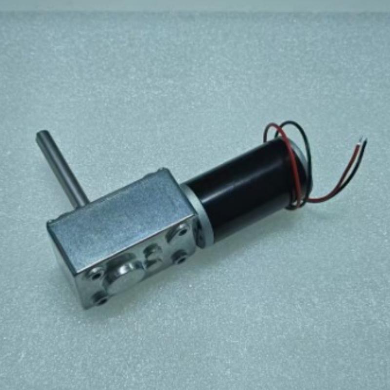 DC12V 24V Powerful Torque Gearmotor Turbo Worm Geared Motor 51mm D-Shaft High Power Reversed Low Speed 70kg.cm Worm Gear Motor