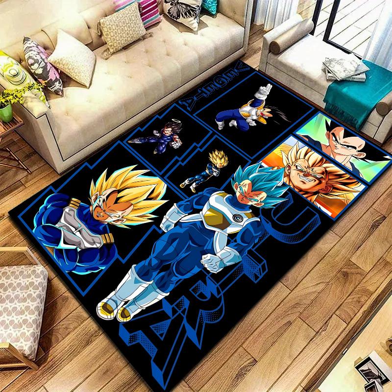 Ковер Dragon Ball Z для гостиной, спальни, дома, дивана, детской игровой, нескользящий коврик