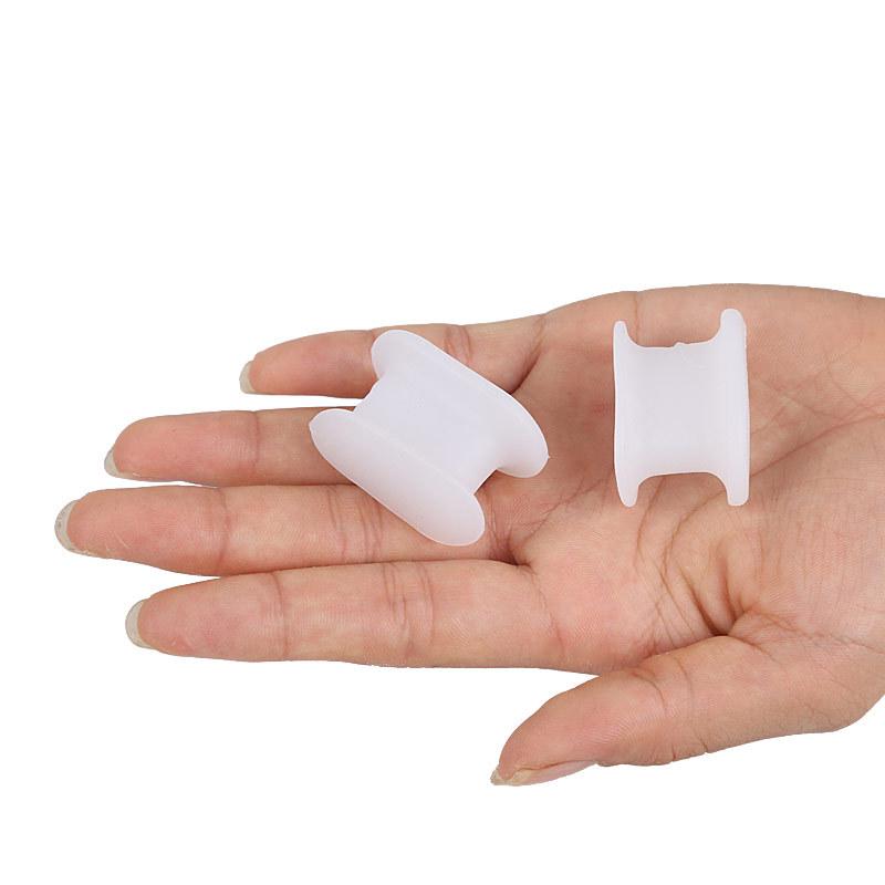 1 Pair Silicone Toe Separators Spacer Thumb Protection Foot Care Tool