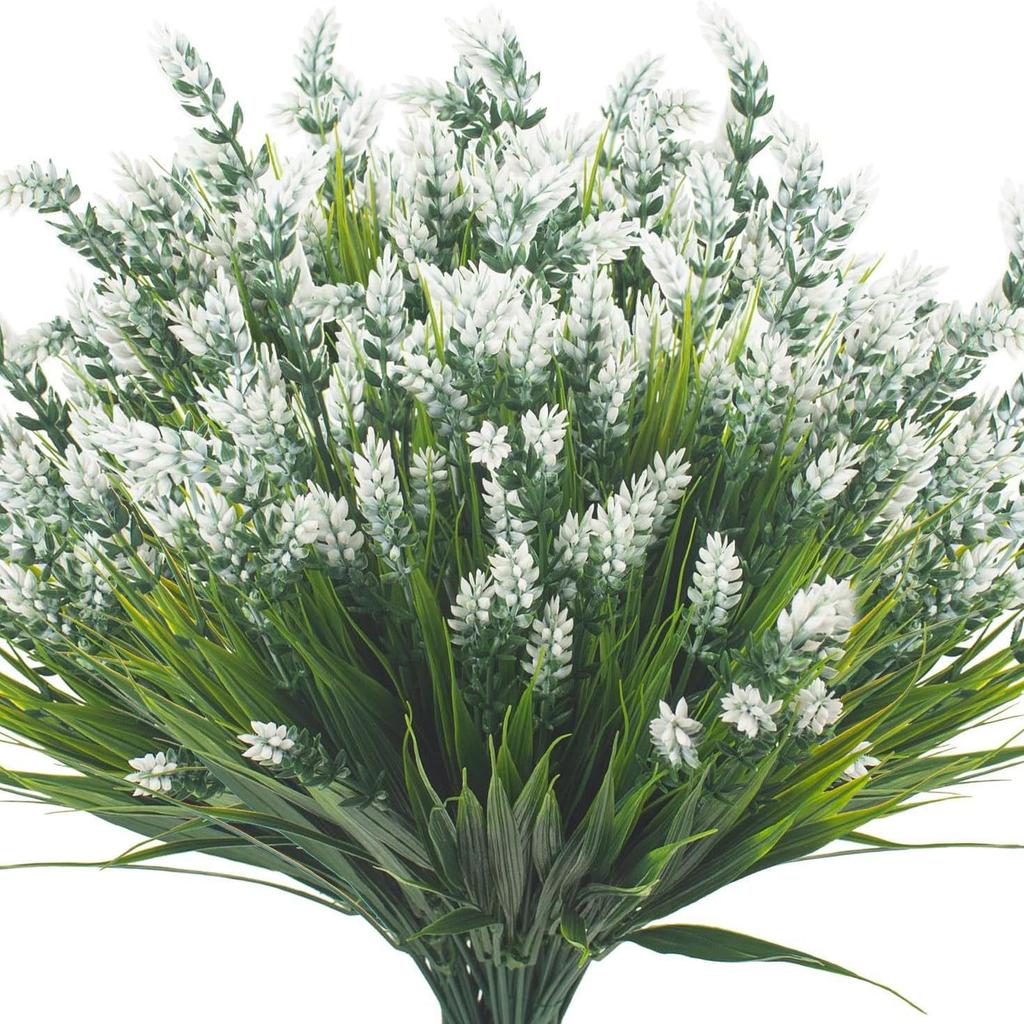 Искусственная лаванда Искусственный цветок Зеленое растение Домашнее украшение Обезьянья трава Искусственная весенняя трава Растение лаванды Цветок