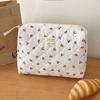 Floral Toiletry Cosmetic Pouch Flower Printed Makeup Lipstick Case  Makeup Accessory