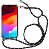 Case - EF CONNECTION - for iPhone 15 - Reinforced TPU - Adjustable Cord - Anti-Scratch