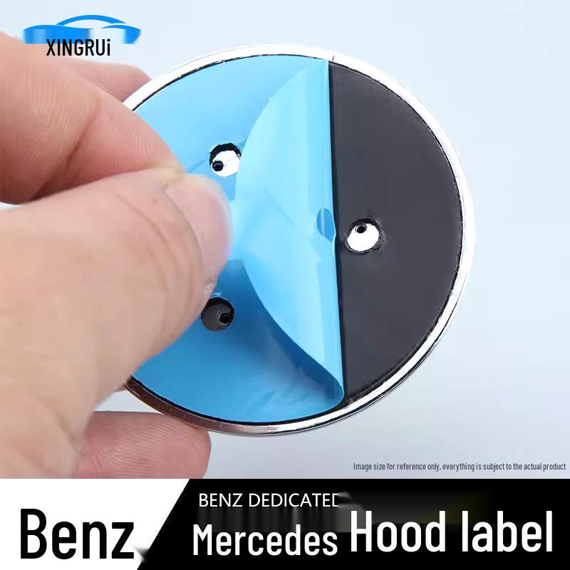 Универсальная наклейка-эмблема на капот Mercedes-Benz C/S/E-класса