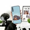 C-Милый C-Мультяшный D-Такса Чехол для Телефона Для Samsung Galaxy A73,A72,A71,A70,A53,A52,A51,Мягкий Силиконовый Черный Чехол
