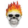 Evil Spirit Knight Flame Skull Mask, Costume Mask for Masquerade, Horror Movie Headgear, Halloween Party Prank Prop