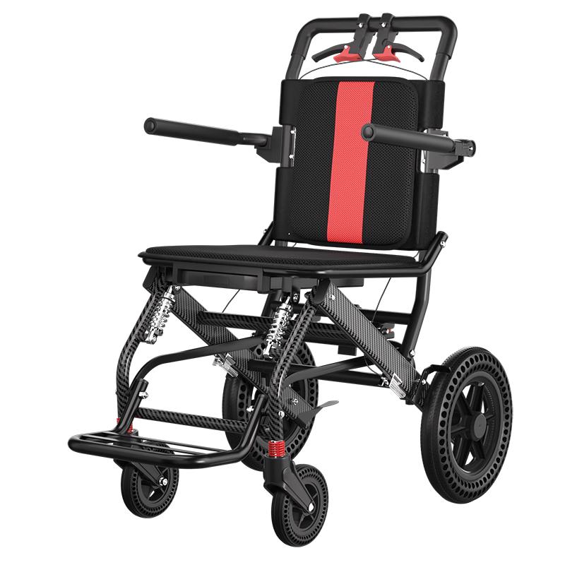 Jingqiao Lightweight Foldable Manual Wheelchair for Seniors