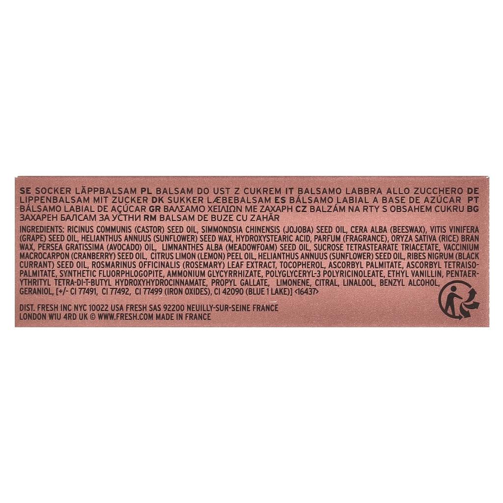 Fresh Сахарный бальзам для губ, какао, 0,15 унции (4,3 г)