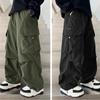 Wide Leg Pants Street Pants Boys' Casual Straight Trousers Children's Side Pockets Kids Cargo Pants Hip Hop Trousers