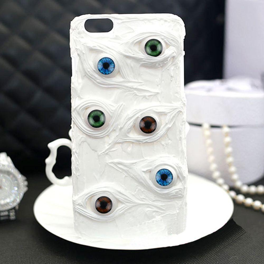 20mm 22mm 24mm Animal Accessories Real Like Baby Toy Realistic Dolls Eyes Half Round Hollow Eyeballs