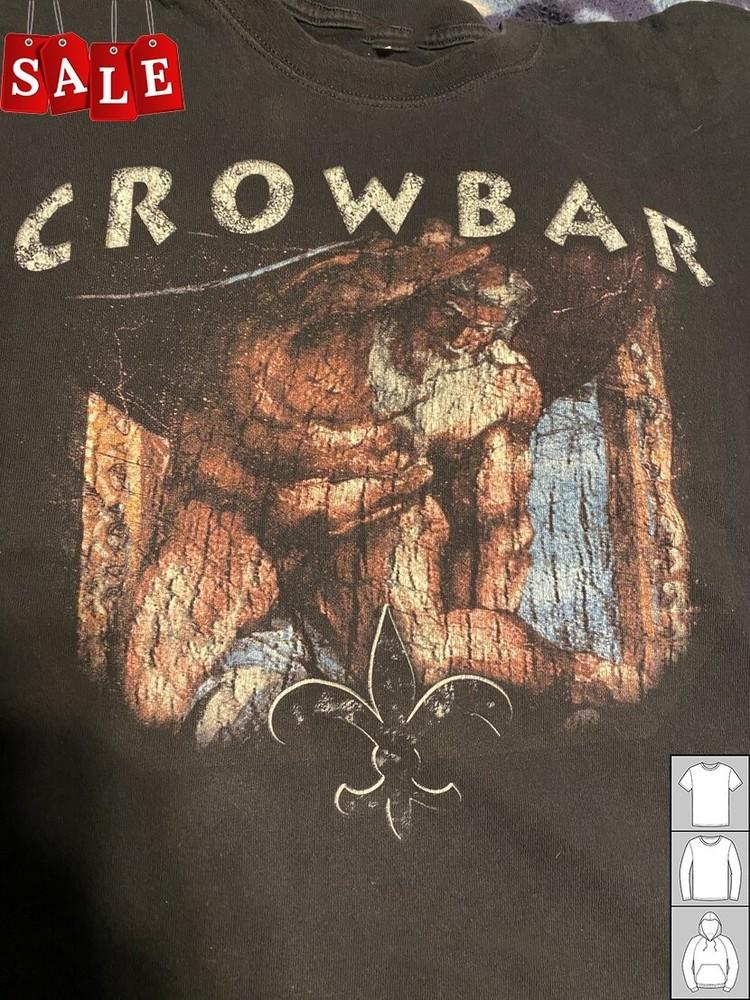 Новая футболка CROWBAR BAND Подарок для фанатов Черная S5XL TH563 Унисекс