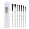 RANCAI 7-Piece Eyeshadow Brush Set with Pure Horse Hair for Smoky Makeup