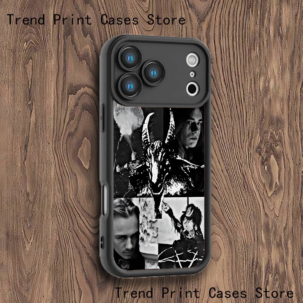 Чехол для телефона B-BathoryS Band Quorthon для iPhone 17,16,15,14,13,12,11,Pro,Max,Plus,X,XS,SE4,E,Mini Черный Чехол с утолщенным краем