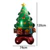 Large Standing Balloons Christmas Theme Santa Claus Xmas Tree Snowman Gingerbread Man Aluminum Film Balloon New Year Party Decor