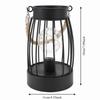 Metal Decorative Lantern Black Lantern Vintage Table Lantern  Home