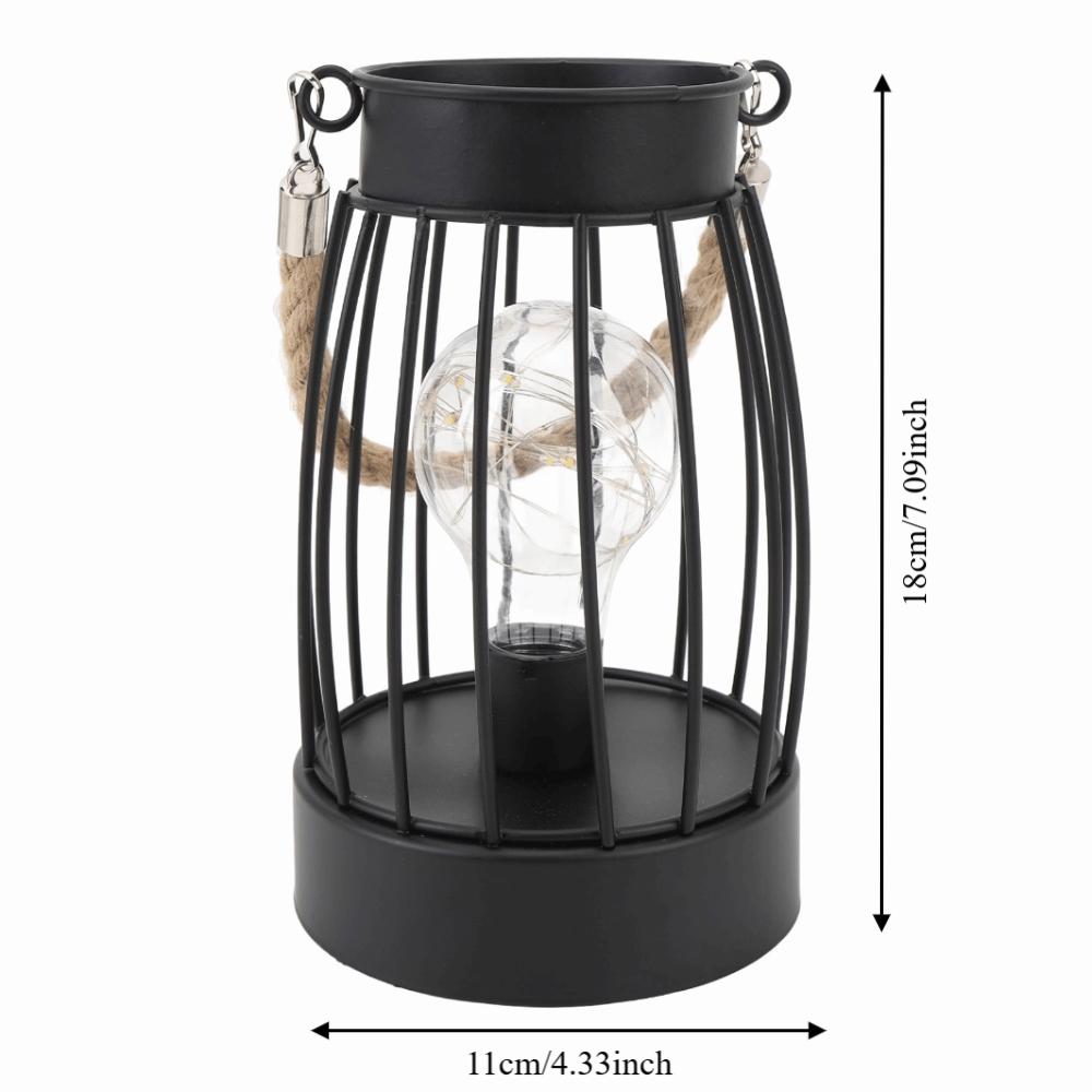 Metal Decorative Lantern Black Lantern Vintage Table Lantern Home