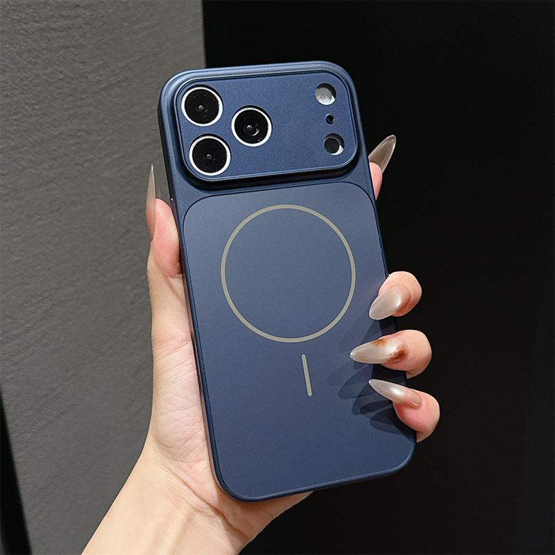 Роскошный магнитный стеклянный чехол для iPhone 17 Pro Max - Ударопрочный, устойчивый к царапинам, совместимый с беспроводной зарядкой