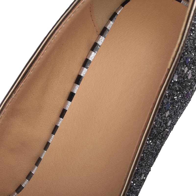 Женские туфли-лодочки на высоком каблуке, модные туфли для банкета и свадьбы с пайетками, водонепроницаемые, на тонком каблуке, с мелким вырезом, большого размера, всесезонные туфли