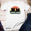 Black Cat Vintage Retro Style - Cats Lover Gift Unisex T-shirt