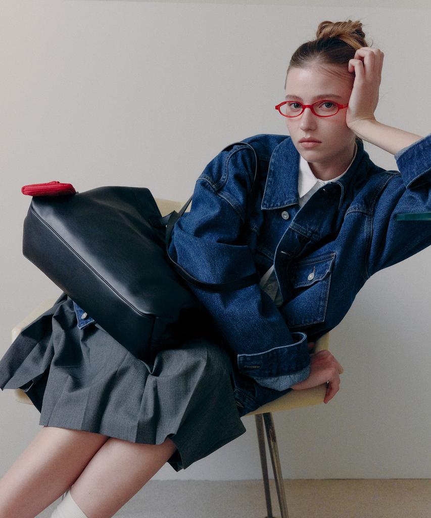 Jill By Jillstuart [Much] Кожаная сумка через плечо