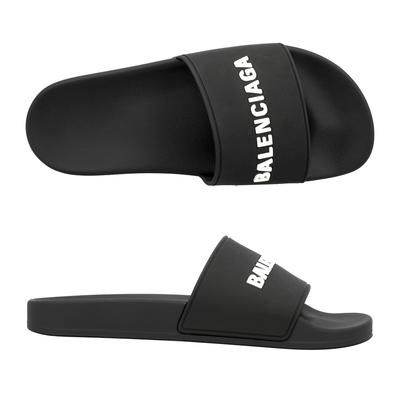 Balenciaga Логотип Полные Слайд Сандалии Тапочки 565826 W1s80 1006