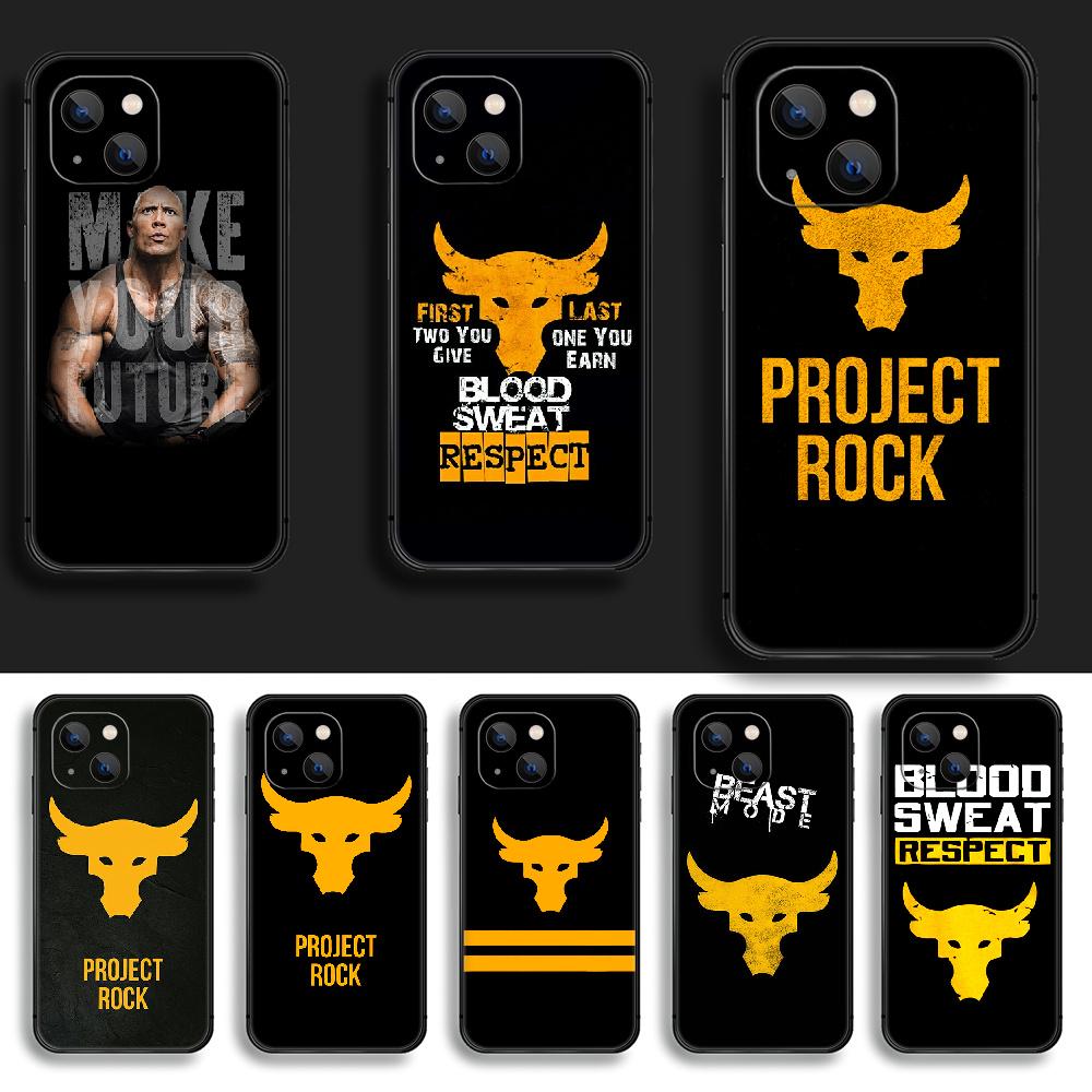 UA Project Rock модный брендовый чехол для телефона чехол для iPhone Xiaomi Mi Samsung Galaxy Redmi Note AS 12 13 14 15 22 23 24 5G Pro Plus Max Fe Ultra