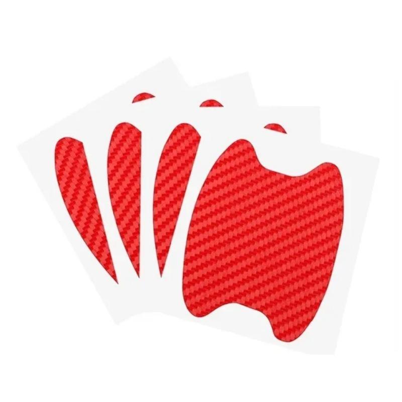 Автомобильные наклейки против царапин, дверная ручка автомобиля, защитная пленка из углеродного волокна, защитная пленка для автомобильной ручки, Стайлинг, внешние аксессуары