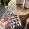 Кавайные Sanrio Hello Kitty DIY 3D Рельефные Декоративные Наклейки Милые Мультяшные Kuromi Cinnamoroll Чехол для Телефона Креативное Украшение Подарки