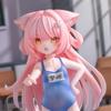 Presale Cat Ear Girl Gk Handmade Full Coating Finished Product Anime Pretty Girl Static Model Desktop Ornament Collection Gift