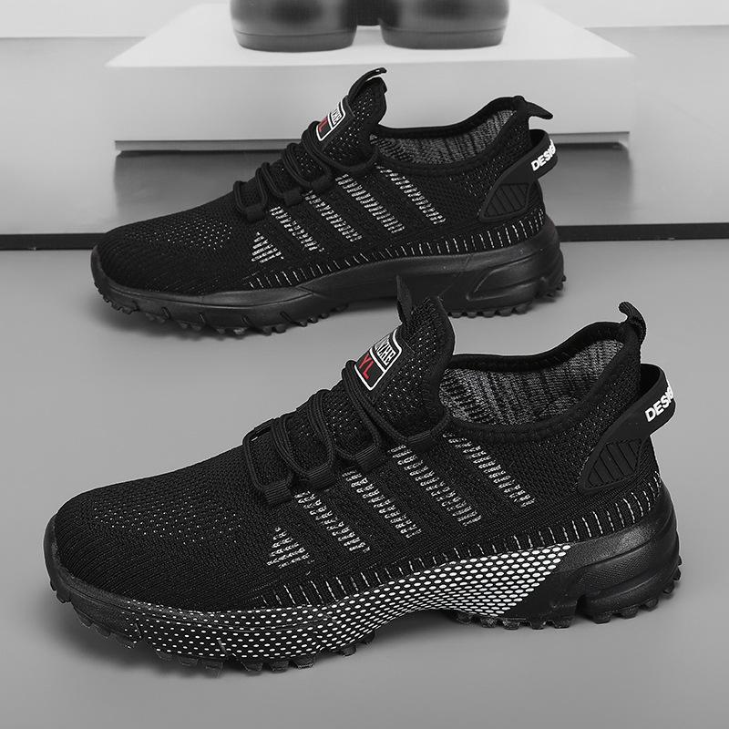 Мужская обувь, сетчатая нескользящая спортивная обувь, обувь для ходьбы, повседневная мужская обувь для бега