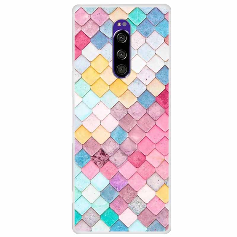 Чехол для Sony Xperia 1 Роскошные Животные Прозрачная Крышка для Sony Xperia1 XZ4 SO-03L SOV40 J8110 J9150 J8170 Корпуса Чехлы для Телефона
