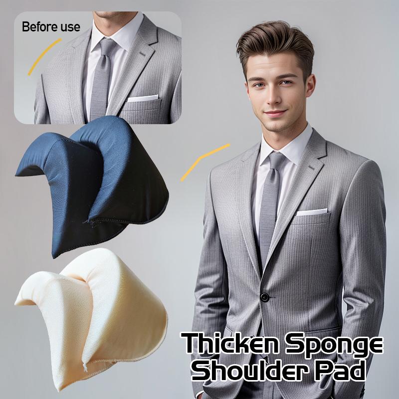 1Pair 3.5cm Thickness Shoulder Pads Right Angle Encryption High Pads Sewing Accessories Foam Shoulder Pads for T-Shirt Clothes