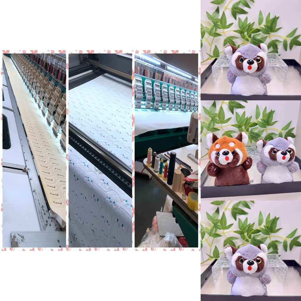 Очаровательный Милый Плюшевый Брелок-Игрушка Енот Мягкий Короткошерстный Плюшевая Игрушка Животное Кукла