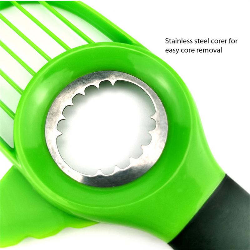 3 в 1 Авокадо Слайсер С Силиконовой Ручкой Многофункциональный Фруктовый Нож Резак Для Извлечения Косточек Измельчитель Для Авокадо Ши Разделитель