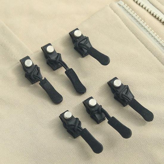10Pcs Instant Zipper Repair Kit Coats Boots Luggage Bag Universal Zipper Slider Repairer Metal Zipper Pull Head Replacement Accessories