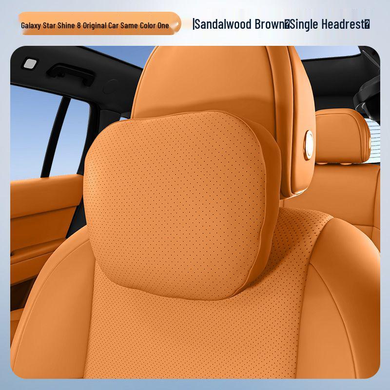 Galaxy Star 8 Car Interior Set: Headrest Lumbar Support with Neck and Waist Protection Pillows
