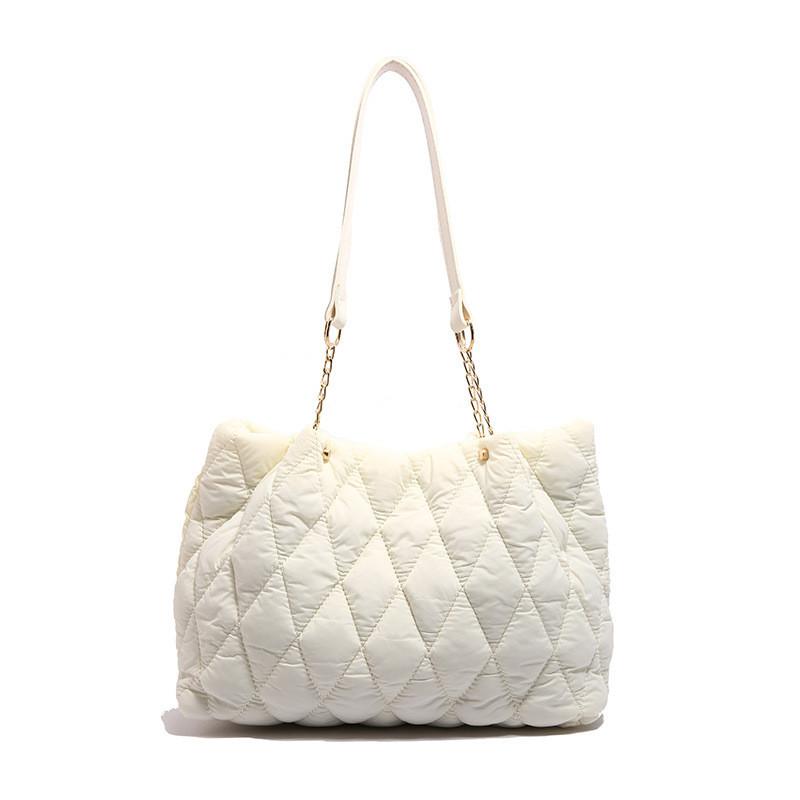 Trendy Lightweight Plaid Shoulder Tote Bag For Women Versatile For Daily Outfits