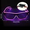 Colorful Luminous Glasses for Music Bar KTV Christmas Valentine's Day Party Decoration LED Goggles Festival Performance Props