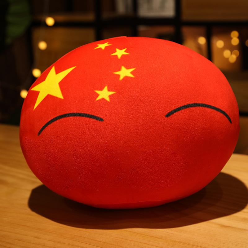 Polandball Plush Toys Anime Countryball Short Plush Doll Poland Germany Netherlands UN Roma Canada Pillow Cosplay Gift Toy