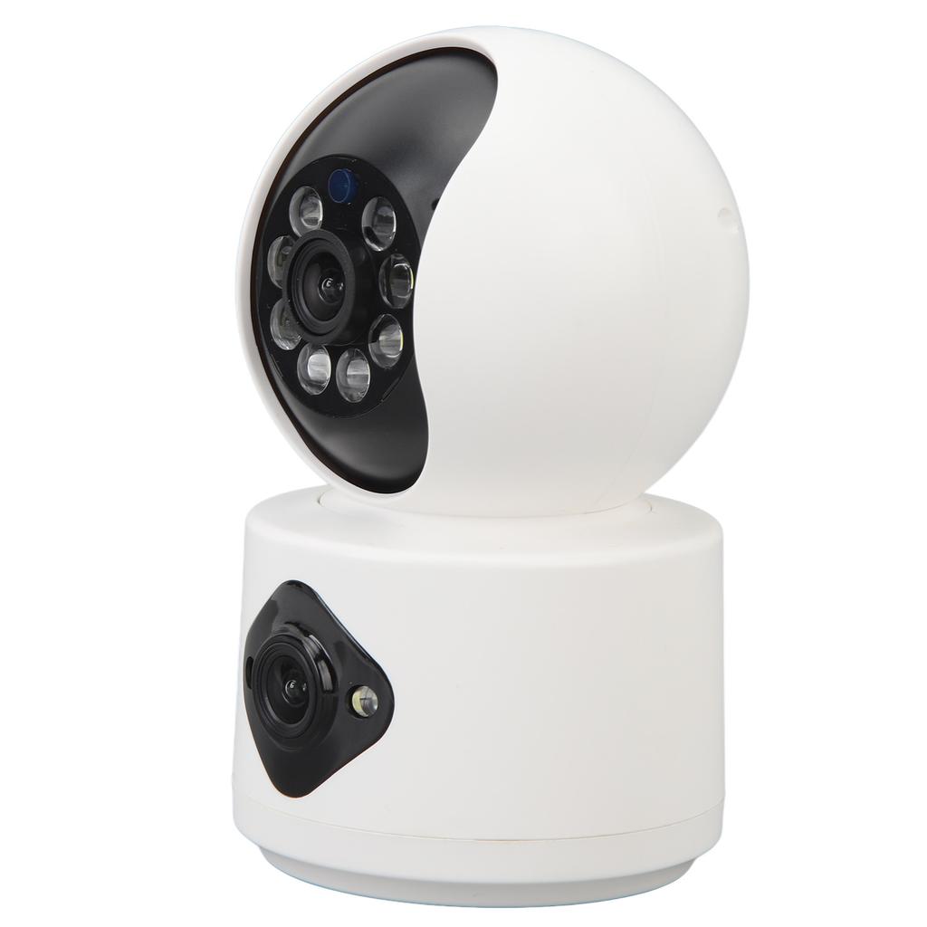 Dual Lens Indoors Security Camera Dual Lens Wireless High Definition 2 Way Talk Baby Camera Monitor