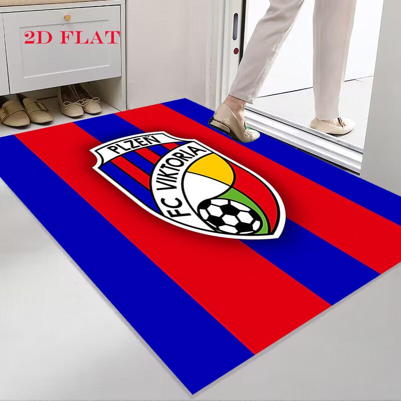 FC Viktoria Plzeň Carpet Rug for Living Room Bedroom Home Sofa Decoration,Kids play Nonslip Floor Mat