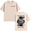 Rap Artist Booba Nero Nemesis Album Graphic Tshirt for Unisex Women Hiphop Fashion 2026 Summer Print Pure Cotton Casual Tshirt