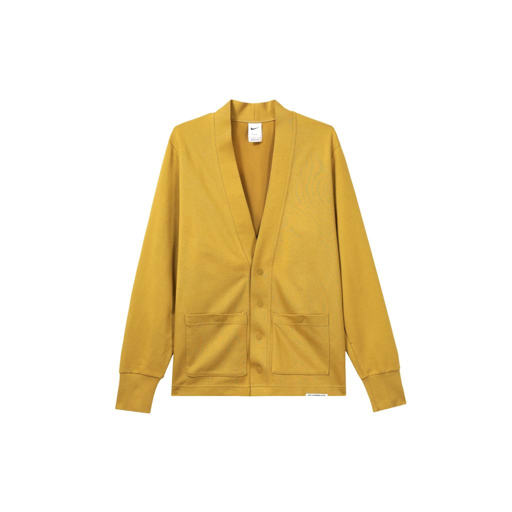 Nike Dri-FIT Standard Issue Однотонный вязаный кардиган с длинным рукавом Мужские кардиганы Медный FB5465-716