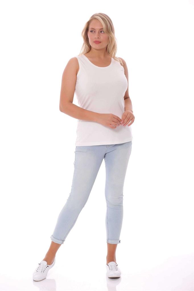 Женская стильная футболка большого размера, базовая блузка из норки с широкими бретелями