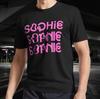 Трансформация логотипа SOPHIE (розовый) Футболка Смешной Размер Мода Американская футболка