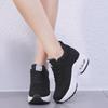 Women's Height-Boosting 8cm Mesh Sneaker Wedges - Breathable Air Cushion, Size 33-41