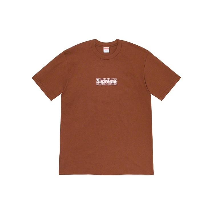 Supreme Футболка с логотипом-коробкой и банданой FW19 Неделя 17 Мужская SUP-FW19-10906
